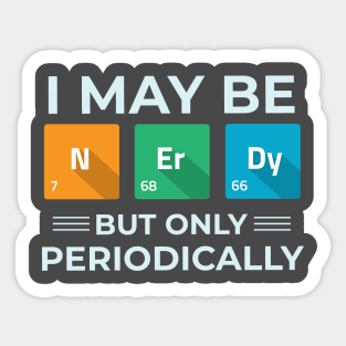 Periodic Puns Sticker